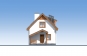 Одноэтажный дом с мансардой и террасой Rg5671 Фасад1