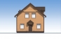 Одноэтажный дом с мансардой и террасой Rg5672 Фасад1