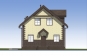 Одноэтажный дом с мансардой и террасой Rg5673 Фасад1