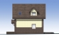 Одноэтажный дом с мансардой и террасой Rg5673z (Зеркальная версия) Фасад2