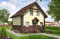 Одноэтажный дом с мансардой и террасой Rg5673z (Зеркальная версия) Вид1