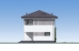 Проект двухэтажного дома с террасой Rg5676z (Зеркальная версия) Фасад1