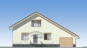 Проект одноэтажного дома с мансардой и гаражом Rg5678z (Зеркальная версия) Фасад1