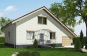 Проект одноэтажного дома с мансардой и гаражом Rg5678z (Зеркальная версия) Вид1