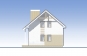 Одноэтажный дом с мансардой Rg5682z (Зеркальная версия) Фасад2