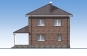 Проект двухэтажного дома с террасой Rg5702z (Зеркальная версия) Фасад3