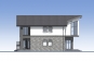Одноэтажный жилой дом с мансардой и террасой Rg5703z (Зеркальная версия) Фасад1