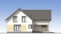 Одноэтажный жилой дом с мансардой и гаражом Rg5704 Фасад4