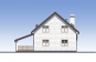 Одноэтажный жилой дом с мансардой и террасой Rg5705 Фасад3
