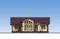 Проект одноэтажного дома с террасой Rg5709z (Зеркальная версия) Фасад1