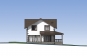 Проект одноэтажного дома с мансардой Rg5723 Фасад3