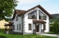 Проект одноэтажного дома с мансардой Rg5723 Вид1