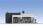 Проект одноэтажного жилого дома с террасой Rg5724 Фасад3