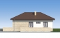 Одноэтажный жилой дом с террасами и гаражом Rg5739z (Зеркальная версия) Фасад2