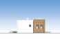 Проект одноэтажного дома с террасами и плоской крышей Rg5741z (Зеркальная версия) Фасад4