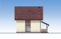 Одноэтажный дом с мансардой и террасой Rg5742 Фасад4