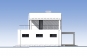 Двухэтажный дом с террасами Rg5748z (Зеркальная версия) Фасад2
