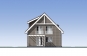 Одноэтажный дом с террасой и мансардой Rg5749z (Зеркальная версия) Фасад3