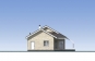 Одноэтажный дом с террасой Rg5751z (Зеркальная версия) Фасад4
