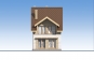 Одноэтажный жилой дом с мансардой Rg5784 Фасад3