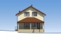 Одноэтажный жилой дом с мансардой Rg5802 Фасад3