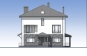Двухэтажный дом с мансардой и террасой Rg5816 Фасад1