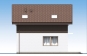 Одноэтажный жилой дом с мансардой Rg5826 Фасад4