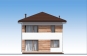 Двухэтажный жилой дом с террасой и балконом Rg5846 Фасад3