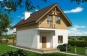 Одноэтажный дом с мансардой, французским балконом и террасой Rg5851 Вид1