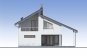 Одноэтажный дом с мансардой, лоджией и террасой Rg5853 Фасад3