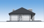 Одноэтажный дом с террасой, эркером и навесом для автомобиля Rg5856 Фасад2
