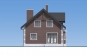 Одноэтажный жилой дом с мансардой, террасой и балконами Rg5863z (Зеркальная версия) Фасад3