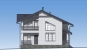 Одноэтажный жилой дом с мансардой и балконом Rg5868 Фасад1