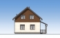 Одноэтажный жилой дом с мансардой и террасой Rg5870z (Зеркальная версия) Фасад3