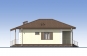 Одноэтажный жилой дом с террасой и парилкой Rg5874 Фасад2