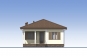 Одноэтажный жилой дом с террасой и парилкой Rg5874 Фасад3