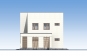 Двухэтажный дом с гаражом, террасой и эксплуатируемой кровлей Rg5880 Фасад3