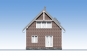 Одноэтажный дом с мансардой Rg5881z (Зеркальная версия) Фасад4