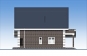 Одноэтажный дом с мансардой, гаражом, террасой и балконами Rg5884z (Зеркальная версия) Фасад3