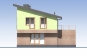 Одноэтажный жилой дом с мансардой, террасой, гаражом и балконом Rg5898 Фасад3