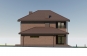 Двухэтажный дома с гаражом, террасой, балконом и четырьмя спальнями Rg5917z (Зеркальная версия) Фасад2