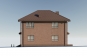 Двухэтажный дома с гаражом, террасой, балконом и четырьмя спальнями Rg5917z (Зеркальная версия) Фасад4