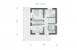 Двухэтажный дом с террасой и четырьмя спальнями Rg5930z (Зеркальная версия) План3