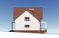 Одноэтажный дом с подвалом, мансардой и гаражом Rg5944z (Зеркальная версия) Фасад4