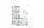 Одноэтажный дом с тремя спальнями и террасой Rg5945z (Зеркальная версия) План2