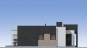 Проект одноэтажного жилого дома с террасой, двумя спальнями и камином Rg5956 Фасад4