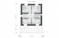 Двухэтажный дом с террасой и четырьми спальнями Rg5994z (Зеркальная версия) План3
