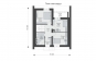 Одноэтажный дом с мансардой, террасой, балконом и камином Rg6005z (Зеркальная версия) План4