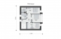 Одноэтажный дом с мансардой, террасой и витражным остеклением Rg6007 План4