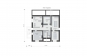 Одноэтажный дом с подвалом и террасой Rg6015z (Зеркальная версия) План1